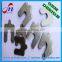 Folding metal shelf support brackets