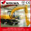 china new brand wolwa wheel hydraulic excavator