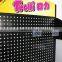 supermarket rotating pegboard metal display stand