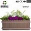 Hot plastic wood outdoor flower box beautiful WPC Planter