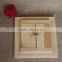 Handmade unique unfinished pine wooden photo frame with free sample