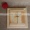 Handmade unique unfinished pine wooden photo frame with free sample