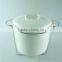 stock cheap ceramics tureen with metal stand