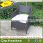 UV resistant outdoor furniture garden poly rattan table and chairs