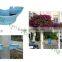 SOL 2015 Environment-friendly Half Round Planter Flower Pot Lamp Post Planters