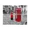 Retro European style london phone booth iron crafts