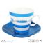 plain white color porcelain and fine bone china coffee and tea cups mugs and saucers dishes set for hotel and restaurant