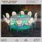 Customized led colour changing lights powered bar furniture