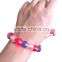 4th of July light up three colors beads bracelet