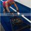 Durable synthetic gym flooring mat for push sled