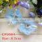 8.5CM Pearl chiffon fabric flowers trim with ribbon