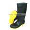 black pvc safety gumboots from manufactuer