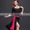 Elegant belly dance saidi dress with matching hip warp