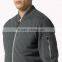 young men stylish fashion plain dark gray zip fleece sweat jacket without hood