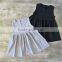 Wholesale Baby Girl Summer Dresses Children Seersucker Ruffle Sleeve Design Wear Lace Dress