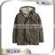 New Arrival Men's Coat With Zip and Metal Toggles Windproof Coat