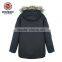 M1118 faux fur hooded mountain mens parka