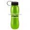 USA Made 25 oz Tritan Metalike Sports Bottle With Tethered Lid - metallic colors, BPA/BPS-free and comes with your logo