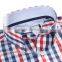  2016 new style bright check pattern cotton shirt elegant for men
