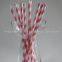 2015 new style stripe paper straw