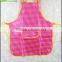 Customized kids apron children cheap kitchen aprons fancy plastic aprons for adults