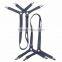 2 Pack 3-Way Adjustable Elastic Under Mattress Bed/Fitted Sheet Fastener,Crisscross Bed Sheet Strap Suspender,Slipcover Fastener