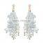 XP-TE-2181 Latest Lady Girl Seed Bead Tassel Earring for promotional gifts
