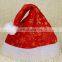 LED Light up Christmas hat with fiber optic for celebration