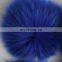 Stock genuine fox fur pom pom round fur ball accessory for decoration