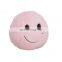 Custom Valentine Gift Soft Plush Fluffy Round Shape Cushions Smiling Face Toy