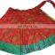 ladies silk sari beach wear ventage magic wrap around two layer skirt