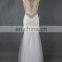 factory directly supply sexy V neck mermaid long white prom dress