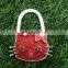 Silver Tone Lovely Cat Rhinestones Handbag Purse Folding Hanger Hook
