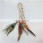 Beautiful girls hand woven peacock feather hair band hair accessories bohemian peacock feather headband women