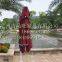 Modern Garden Red Sun Protecting Outdoor Umbrella Uv Resistant