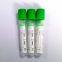vacuum Heparin blood tube with sodium heparin green top 13*75mm CE ISO13485