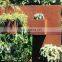 Hanging Metal Wall Planters Corten Steel Flower Pots