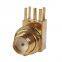ROHS SMA PCB Female Right Angle RF Connector