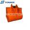 2 CBM Capacity Power shovel bucket Rock bucket for EX450 Hydraulic excavator