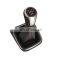 Factory Hot sale New gear shift knob Leather boot 5 speed Car Gear Stick Level Shift Knob For VW Golf V 5 Golf VI 6 A6 MK6 MK5