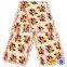 Children Girls Cute Turkey Pom Pom Scarf Kids Thanksgiving Posh Scarf.