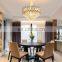 Modern fashion simple luxury K9 clear Crystal Ceiling Lighting Chandelier