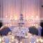 glass top wedding dining round table