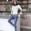 women washed tight jeans legging pants