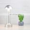 Aluminium dimmable led lights led recharge round head modern table lamp