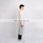 Factory price Medical Disposable White Knit Cuff Isolation Gown