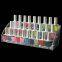 Tabletop polish nail organizer tiers holder storage shelf compact organizer