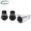 4+1PCS M12 x 1.5 60 Degree Taper Bolts Alloy Locking Wheel Nuts with Key For Ford For Focus For Fiesta