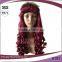 Beauty Curly Burgundy High Quality Synthetic Poison Ivy Cosplay Party Wig