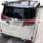 2015-2018 facelift to 2019 body kit for Toyota Alphard old upgrade to new with head light bumper bar